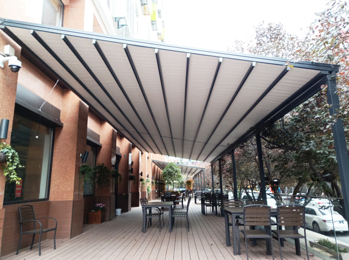 戶外智能防雨折疊篷