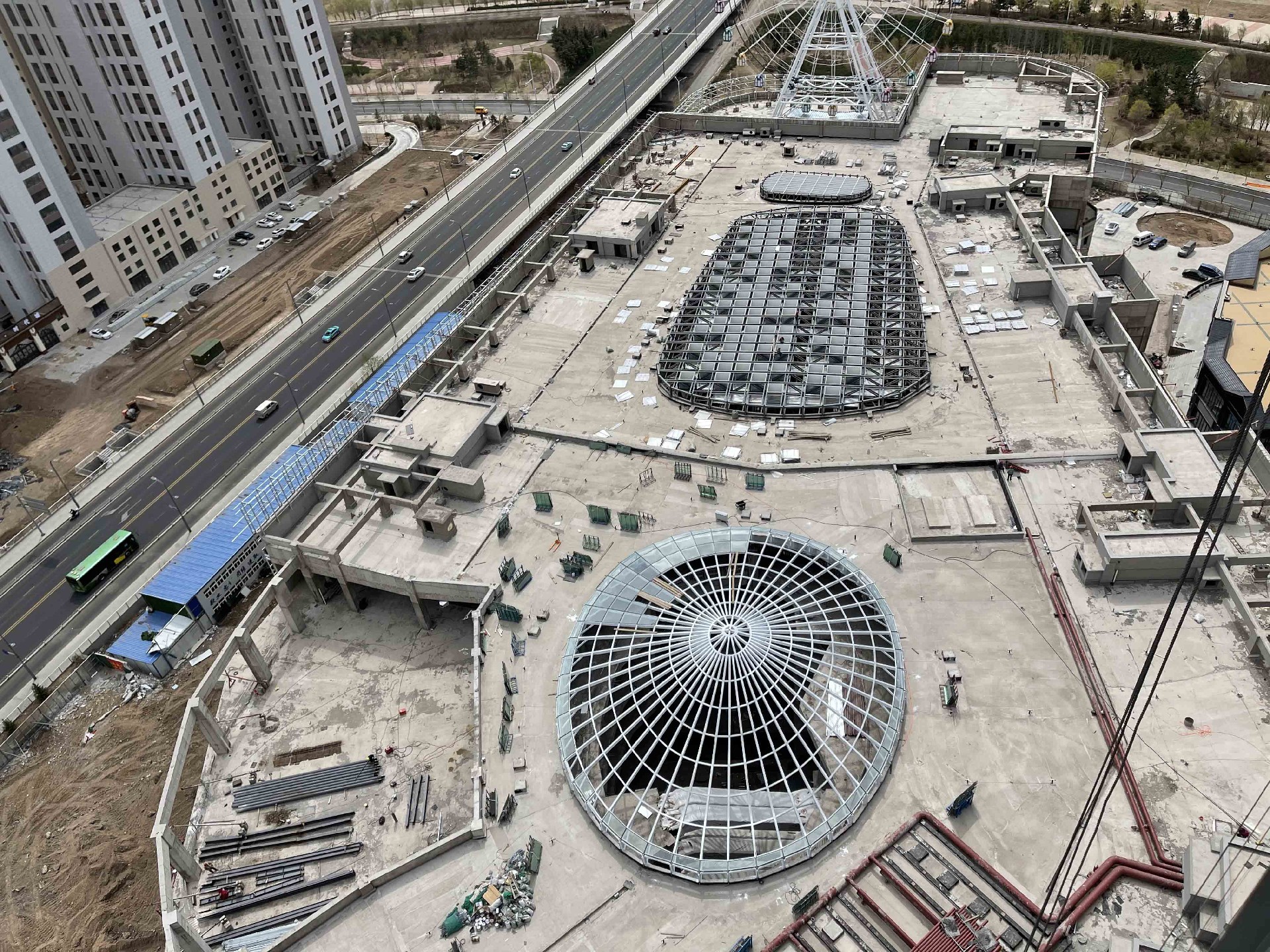 希旭智能內蒙古維多利摩爾城采光頂工程