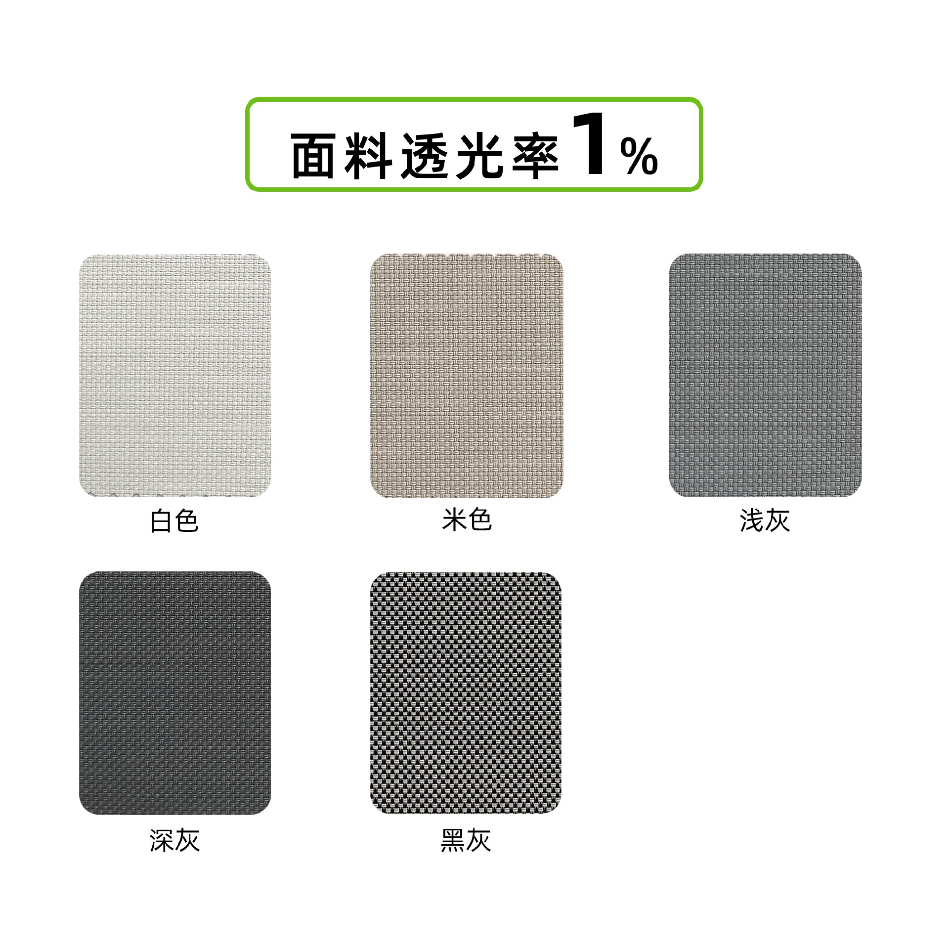 透光率率百分之一的陽光面料 防風卷簾專用面料開孔率百分之一陽光面料