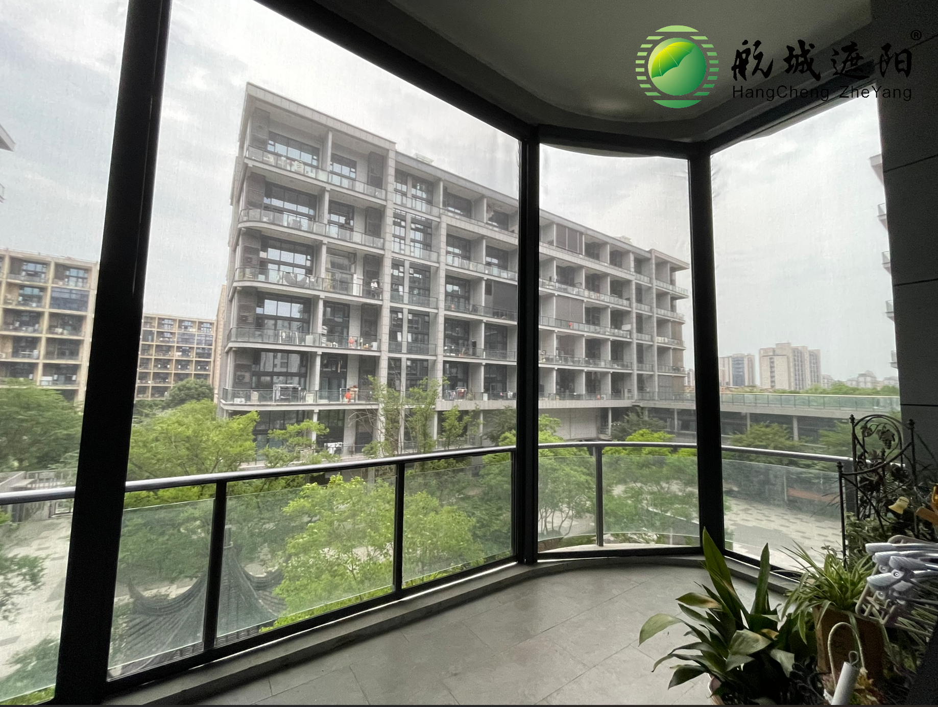 杭州中南未來里防風卷簾案例