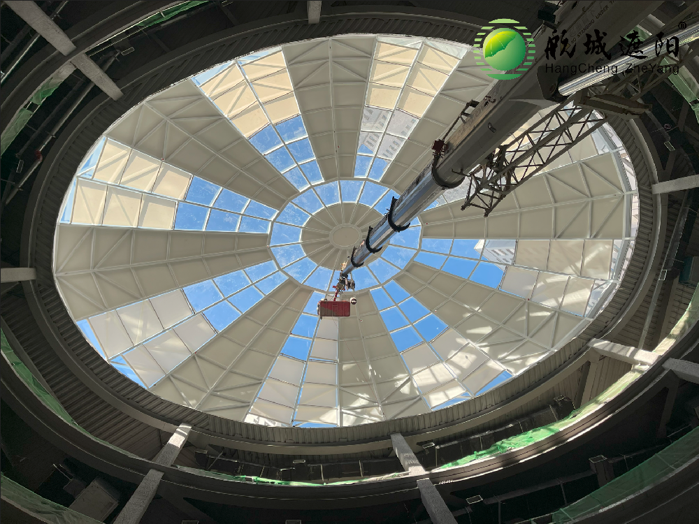 內(nèi)蒙古巴彥淖爾維多利摩爾城采光頂FSS遮陽(yáng)簾